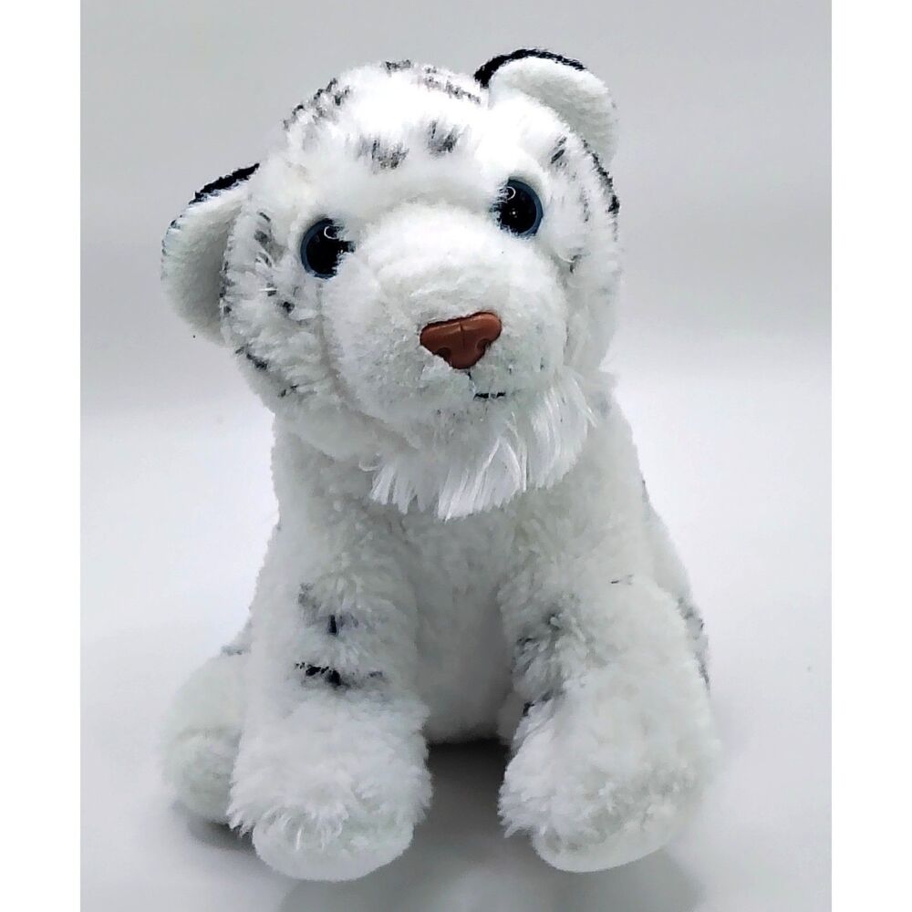 Wild Republic White Tiger Cub Baby Plush Stuffed Animal Toy Small 4.5"